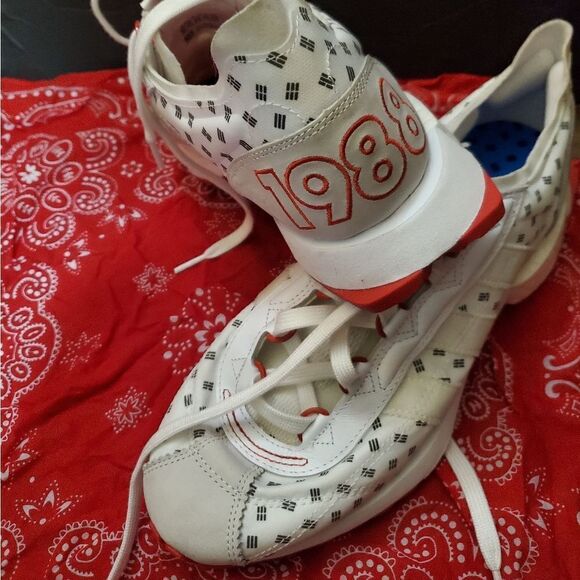 New ADIDAS SL 7600 1988 Seoul Korea Olympic White Red Trainer Shoes Sz 10